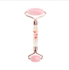 Natural Rose Quartz Jade Roller